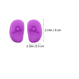 4 Pairs Earmuffs Hair Dyeing Ear Covers Tender Ear Covers Ear Protective Sleeves Ear Protection Tools Hairdressing Special Hairdressing Ear Covers Hair Dye Accessories