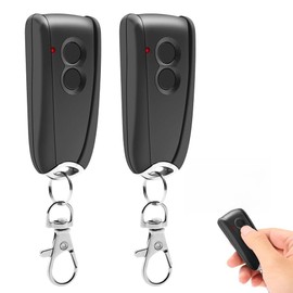 2 Stück 433,92 MHz Garagentor-Fernbedienung für Hormann EcoStar RSC2-433 RSE2-433,RSZ1-433,Hormann Liftronic 500/700/800 für Portronic D2500/D5000/S4000(rotes Licht)