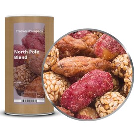 1 x 700 g North Pole Mix with Fire-fired Almond and Burnt Peanuts in Sesame Shell with Cinnamon Vegetarian Vegan