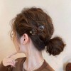 Two Ladies' Smiling Face Glasses Design Hair Clips -2025 New