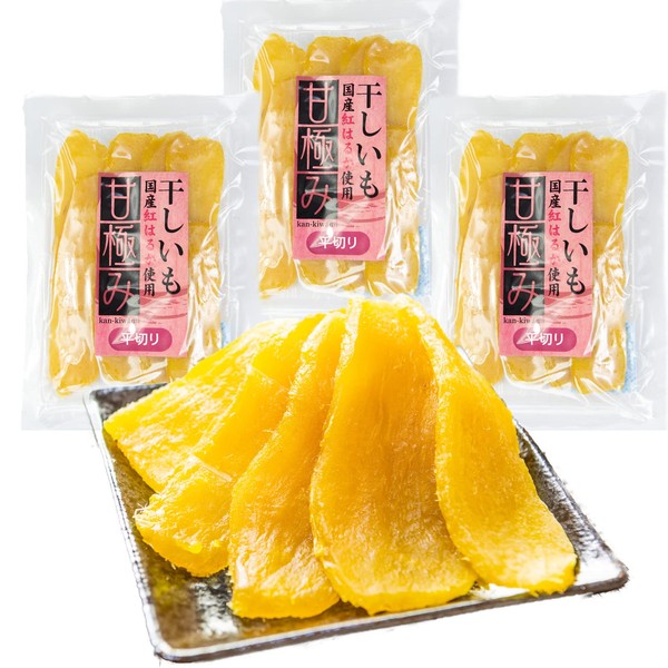 Nagaminomori Sweet Extreme, Haruka Beni, Moist Soft, Dried Potato, Made in Japan, Additive-free, Unique Cold Air Drying (5.3 oz (150 g) x 3 Bags)