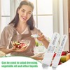 6 Pcs Adjustable Measuring Spoon Plastic Tablespoon and Teaspoon Set
