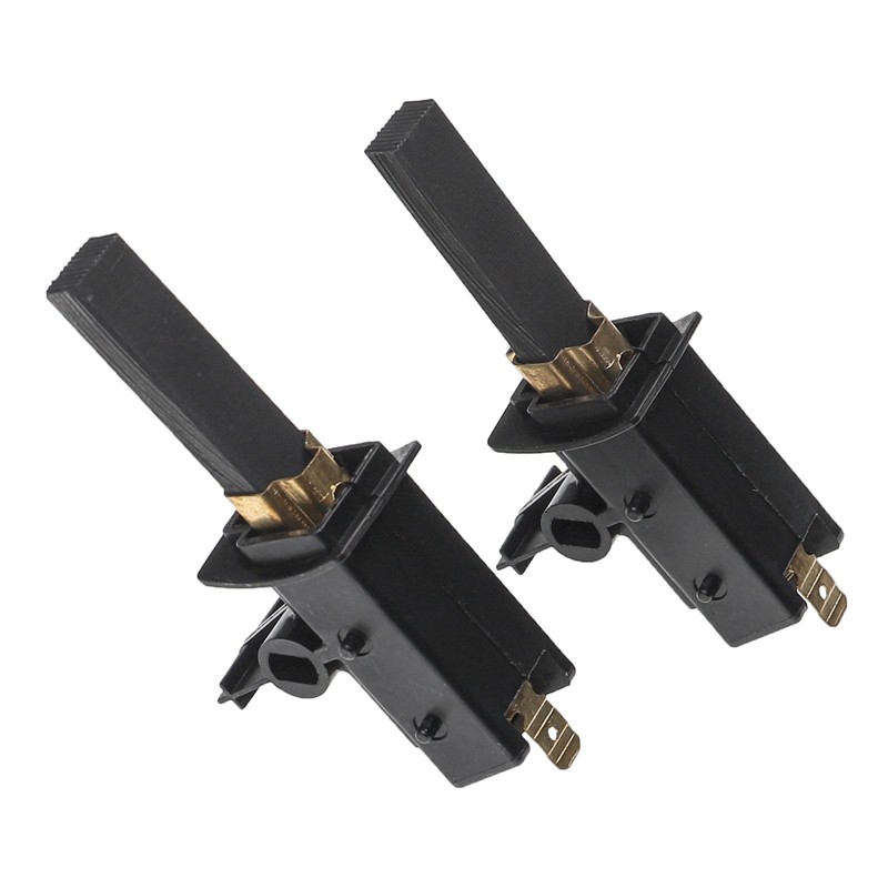 vhbw 2 x Carbon Brushes Motor Carbon Abrasive Carbon 5
