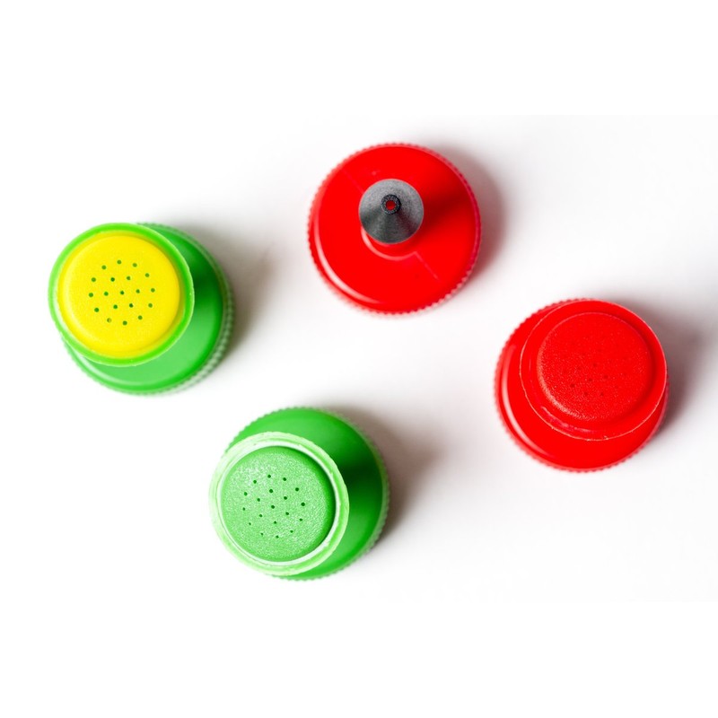 Garden Innovations Set of 4 Bottle Top Waterers Plastic: Great