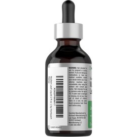 Horbäach Mullein Leaf Extract Drops – 2 fl oz Alcohol-Free Liquid Tincture | Vegetarian, Non-GMO, Gluten-Free Herbal Supplement for Wellness Support