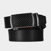SKiporty Mens Belt Leather with Automatic Buckle Adjustable Ratchet Belts