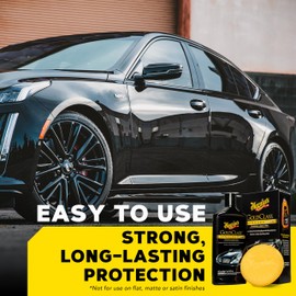 Meguiar's Gold Class Carnauba Plus Premium Liquid Wax Kit, Car Detailing Kit with a Pure Carnauba Wax Blend and a Foam Applicator Pad for Keeping Glossy Paint Protected Like a Pro, 16 Oz Bottle