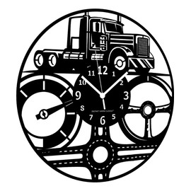 Instant Karma Clocks Wall Clock Truck Driver Truck Van Courier Driver Truck Gift Idea Professional Driver