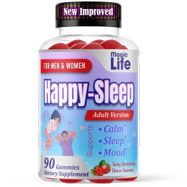 Magic Life Melatonin Gummies for Adults Maximum Strength Sleep Support Relaxes Body & Mind
