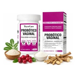 Toyocare Probióticos Para Mujer Con 60 Billones 30 Cápsulas Sin Sabor