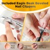 Electric Nail Clippers for Seniors, 2026 Upgraded 3-in-1 Automatic Nail