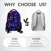 COZYAURA Butterfly Backpack for Girls, 17 Inch Kids School Bag