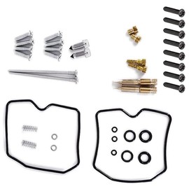 YJGZSVK 2X Carburetor Repair Kit For KAWASAKI EX250 Ninja 250R 2001-2012 Arctic Cat 250 300 400 Kawasaki Bayou 300 Mojave Lakota Prairie Brute