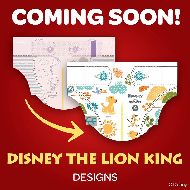 Huggies Little Movers Diapers, Step 5 (27+ lb.), 19 Ct,