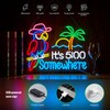 Parrot Its 5 00 O'clock Some Where Neon Sign for