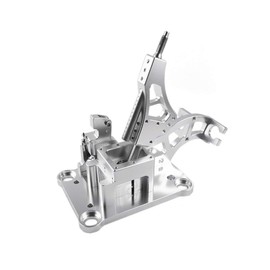 muge racing Billet Aluminum Shifter Box Gear Shifter Shift Knob for Acura RSX/K Series Engine EG EK DC2 EF,Silver
