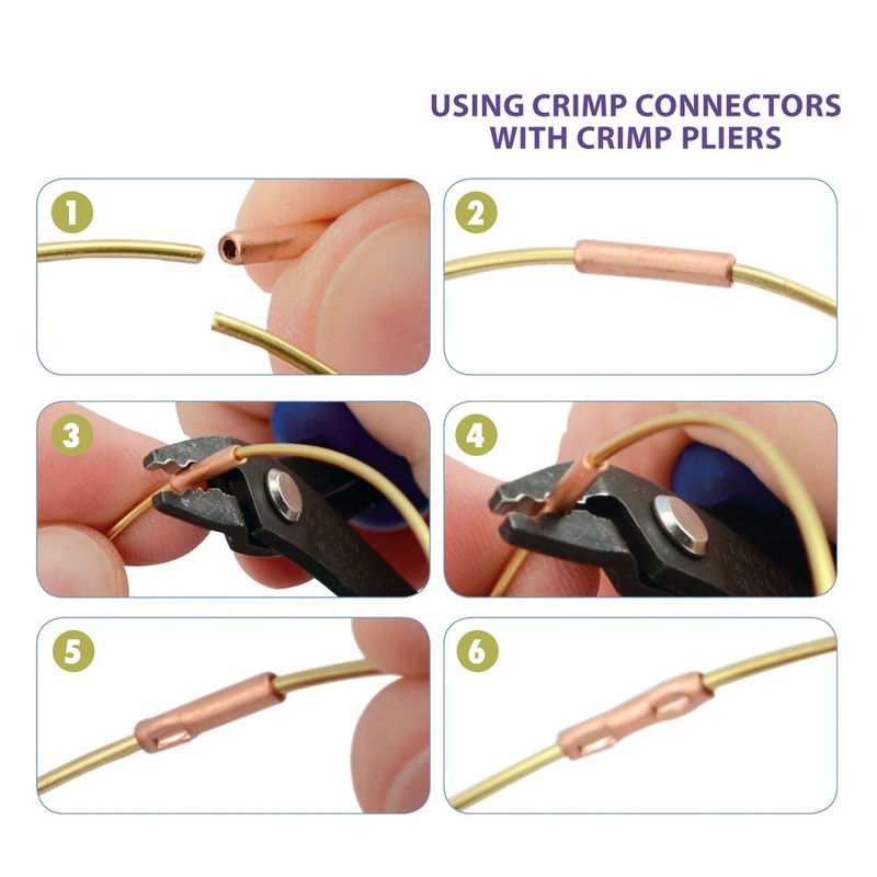 Artistic Wire A346BRC-052 Large Wire Crimp Connectors
