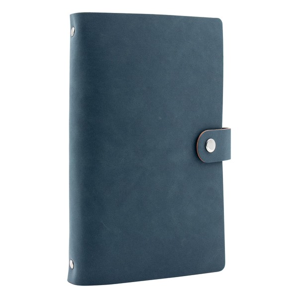 Amimy Geschäftlich Kartenhalter Buch, PU-Leder Geschäftskarte Buch Etui Organisation Bindemittel