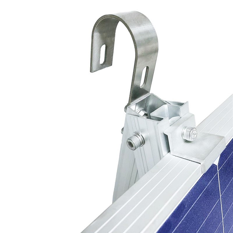Globooluek Solar Panel Hooks Stainless Steel Solar Panel Holder Brackets