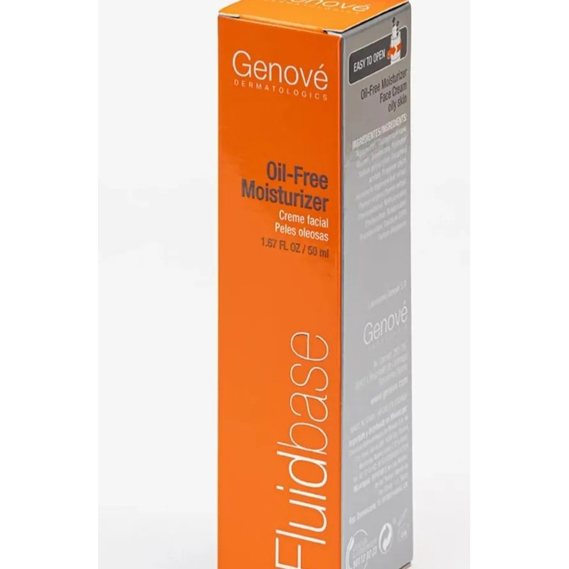 Genové Fluidbase Crema Facial Oil-Free 50ml Hidratante Seborregulador