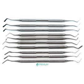 10 Pcs Dental Restorative Composite & Plastic Filling Root Canal Plugger Instruments