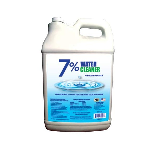 WATER CLEANER 7% PEROXIDE 5 GALLON CASE WITH 2 (2-1/2) GALLON JUGS