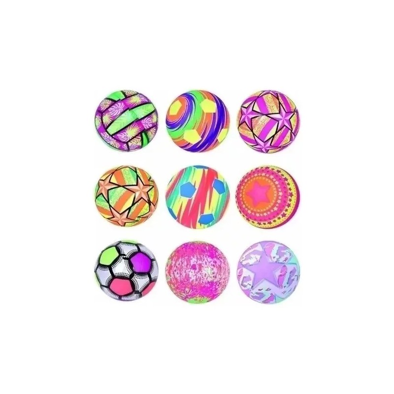 riversofy 16 Pelotas Grandes Luminosa Desinfladas Neón Luz Led Regalo