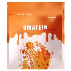 【Delicious Protein】 Umatein Beauty Women's Soy Protein Whey Protein W Blend Caramel Flavor Approximately 14 Servings 310g Diet