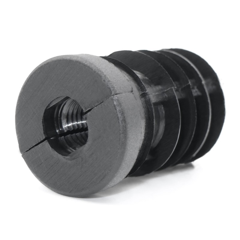 Design61 8 x threaded plugs, adjustment plugs for round pipes