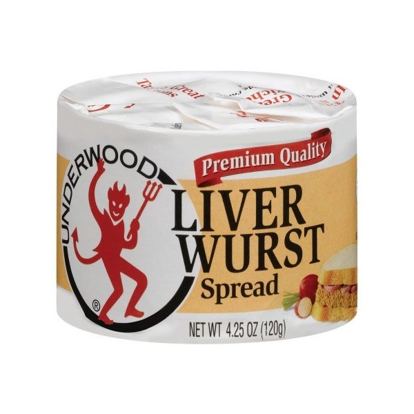 Underwood Liverwurst Spread 4.25 Ounce (Pack of 3)
