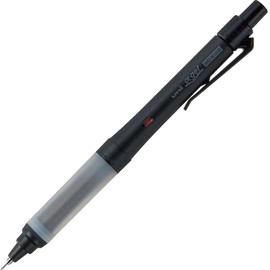 Uni Japan Uni Alpha Gel Switch Mechanical Pencil, 0.5 mm, Black Body With Kanji LOVE Sticker