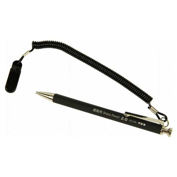 Immutable (immutable) black with building mechanical pencil 2.0mm fall prevention coil