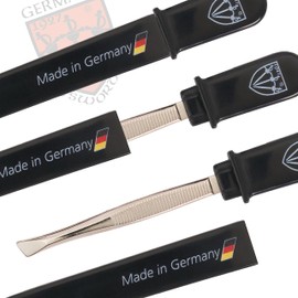 3 Swords Germany Brand Quality Pocket Tweezers for Hair Removal on The Way - Made in Germany