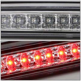 DNA MOTORING 3BL-FRAN93-LED-CH Chrome Housing LED High Mount 3rd Third Brake Light [Compatible with 93-11 Ranger / 99-16 F250-F550 SD / 01-05 Explorer Sport Trac / 94-10 B2300-4000]