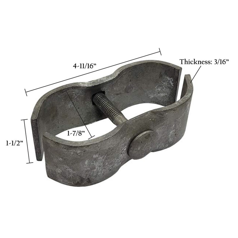 Hardware Store 1-7/8" Panel Clamp Kennel Clamp w/ Bolt &