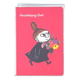 Gakken Staful Moomin Household Account Book, A5, Red Flowers D14018