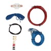 8 Gauge Car Amplifier Wiring Kit with Amp Power Cable