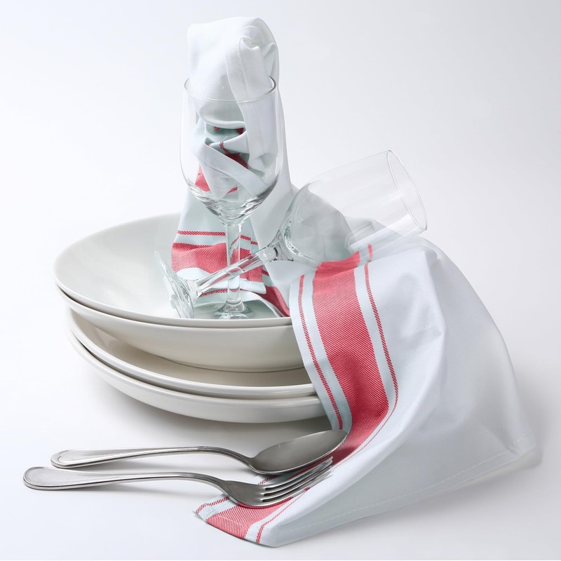 SAG Durable Kitchen Towels Dish Drying Glass Towels Lint Free