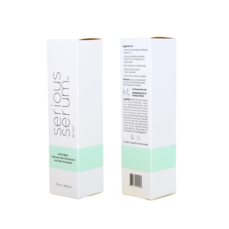 Serious Serum Exfoliating Ingrown Hair Serum – Glycolic, Lactic &