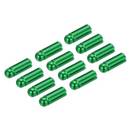 PATIKIL Dart Flight Protectors, 12 Pack Aluminum Alloy Dart Wing Savers Fixed 90 Degrees Professional Competition Dart Accessories, Green