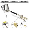 Uenede Stucco Sprayer Gun, 4 Jet Cement Mortar Paint Hopper