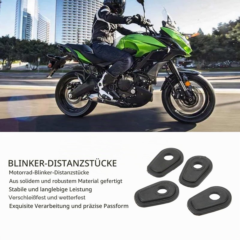 BOROCO 8pcs Motorcycle Refit Indicator Indicator Adapter Spacer Replacement for
