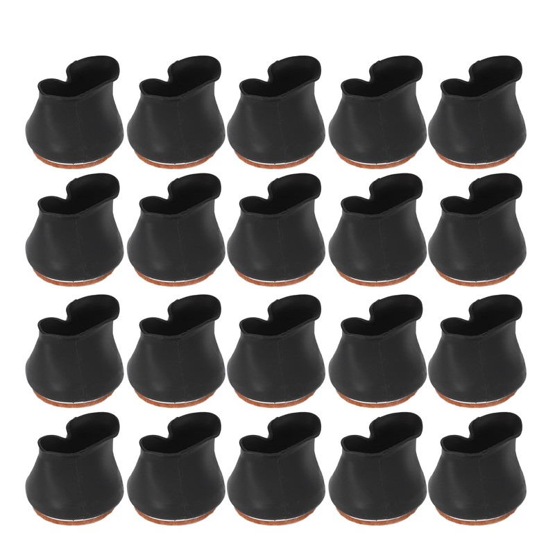 20 Pcs Chair Leg Floor Protectors Silicone Anti Slip Abrasion