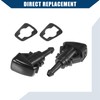 Hihaha Windshield Washer Nozzles Kit for Ram 1500 2011-2017 /