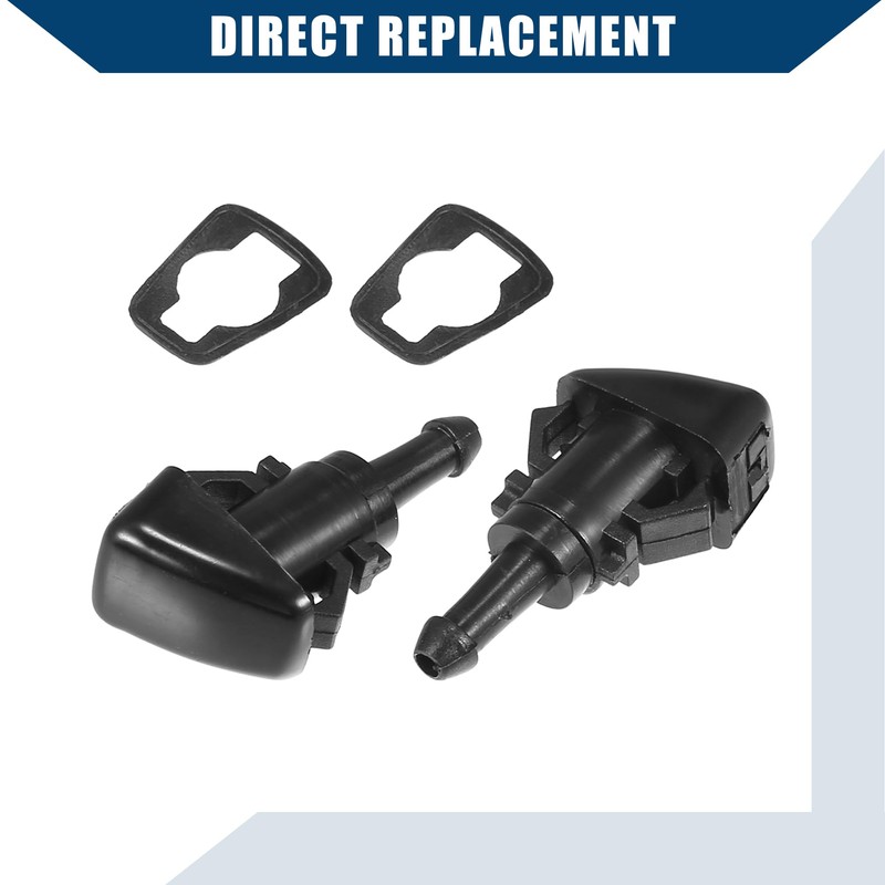 Hihaha Windshield Washer Nozzles Kit for Ram 1500 2011-2017 /