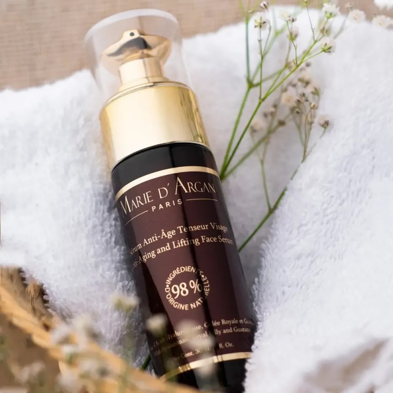 Sérum Tensor Antiedad de Marie d'Argan con Ácido Hialurónico y