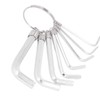8 Piece Hex Key Set, L-shaped Metric Wrench, Portable Hex