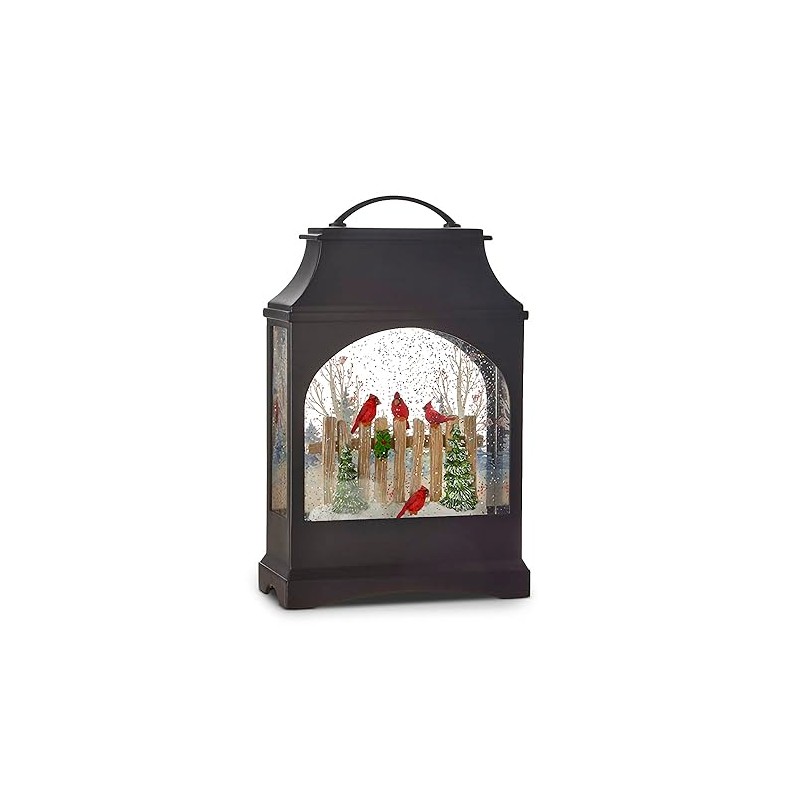 RAZ Imports Lighted Water Lantern, Brown