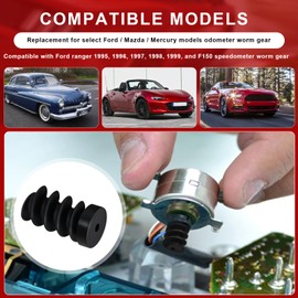 926-321 Odometer Gear Kit Replacement for Ford Ranger 1995 1996 1997 1998 1999 Speedometer Worm Gear, Fit for Select Ford/Mazda/Mercury Models Odometer Gear Repair Part, 1 Pack