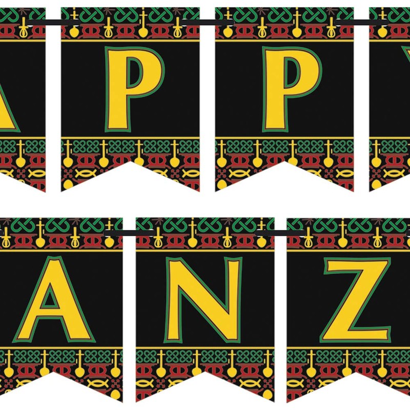 Happy Kwanzaa Streamers Pack of 2